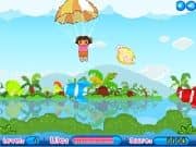Juego Aventura de Dora en paracaidas Juego Aventura de Dora en paracaidas
