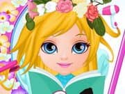 Juego Baby Barbie Flower Braids Juego Baby Barbie Flower Braids