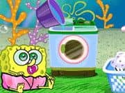 Juego Baby SpongeBob Washing Clothes Juego Baby SpongeBob Washing Clothes