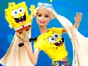Juego Barbie amor a Bob Esponja Juego Barbie amor a Bob Esponja