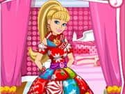 Juego Barbies Christmas Patchwork Dress Juego Barbies Christmas Patchwork Dress