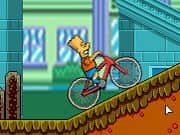 Juego Bart On Bike Juego Bart On Bike