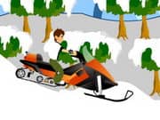 Juego Ben 10 Snowmobile Juego Ben 10 Snowmobile