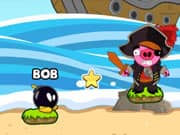 Juego Bomb the Pirate Pigs Juego Bomb the Pirate Pigs