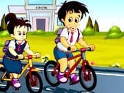 Juego Carrera de Bicicletas a la Escuela Juego Carrera de Bicicletas a la Escuela