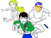 Juego Colorear a Ben 10 Juego Colorear a Ben 10