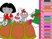Juego Dora And Nature Coloring Juego Dora And Nature Coloring