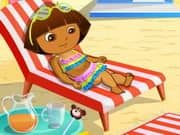 Juego Dora At Beach Juego Dora At Beach