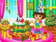 Juego Dora Christmas Cake Juego Dora Christmas Cake
