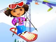 Juego Dora Ski Jump Juego Dora Ski Jump