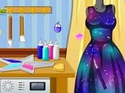 Juego Elsa DIY Galaxy Dress Juego Elsa DIY Galaxy Dress