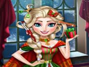 Juego Elsa Frozen Corte de Cabello para Navidad Juego Elsa Frozen Corte de Cabello para Navidad