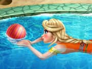 Juego Elsa Frozen en la Piscina Juego Elsa Frozen en la Piscina