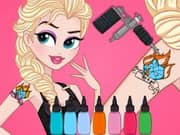 Juego Elsa Frozen Estudio de Tatuajes Juego Elsa Frozen Estudio de Tatuajes