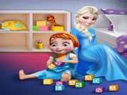 Juego Elsa Frozen Juega con Anna Frozen Bebe Juego Elsa Frozen Juega con Anna Frozen Bebe