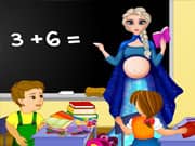 Juego Elsa Frozen Maestra Embarazada Juego Elsa Frozen Maestra Embarazada