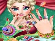 Juego Elsa Frozen Manicure de Navidad Juego Elsa Frozen Manicure de Navidad