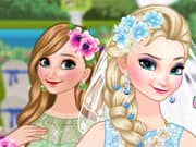 Juego Elsa Frozen Novia y Anna de Dama de Honor Juego Elsa Frozen Novia y Anna de Dama de Honor