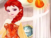 Juego Elsa Frozen Vestir de Fuego Juego Elsa Frozen Vestir de Fuego