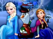 Juego Elsa y Anna Construyendo a Olaf Juego Elsa y Anna Construyendo a Olaf
