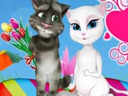 Juego Gato Talking Tom y Angela Dia de los Enamorados Juego Gato Talking Tom y Angela Dia de los Enamorados
