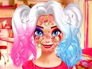 Juego Harley Quinn: Maquillaje con Facial Juego Harley Quinn: Maquillaje con Facial
