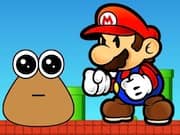Juego Mario vs Pou Juego Mario vs Pou