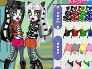 Juego Monster High Werecat Sisters Dress Up Juego Monster High Werecat Sisters Dress Up