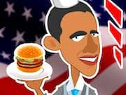 Juego Obama puesto de Hamburguesas Juego Obama puesto de Hamburguesas
