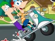 Juego Phineas And Ferb Crazy Motocycle Juego Phineas And Ferb Crazy Motocycle