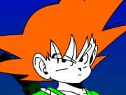 Juego Pintar a Goku de Dragon BallZ Juego Pintar a Goku de Dragon BallZ