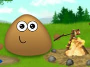 Juego Pou Acampada en el Bosque Juego Pou Acampada en el Bosque