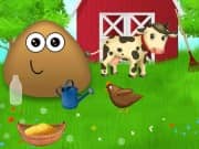 Juego Pou at the Farm Juego Pou at the Farm