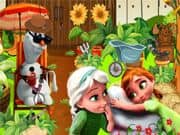 Juego Princesas Frozen en el Jardin Juego Princesas Frozen en el Jardin