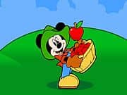 Juego Raton Mickey Recogiendo Manzanas Juego Raton Mickey Recogiendo Manzanas