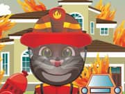 Juego Talking Tom Cat Bombero Juego Talking Tom Cat Bombero