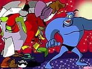 Juego Vestir al Genio Azul de Aladdin Juego Vestir al Genio Azul de Aladdin